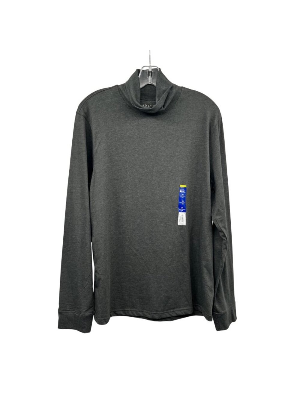 Apt. 9 Womens Long Sleeve Tee Turtleneck Gray Size Medium New
